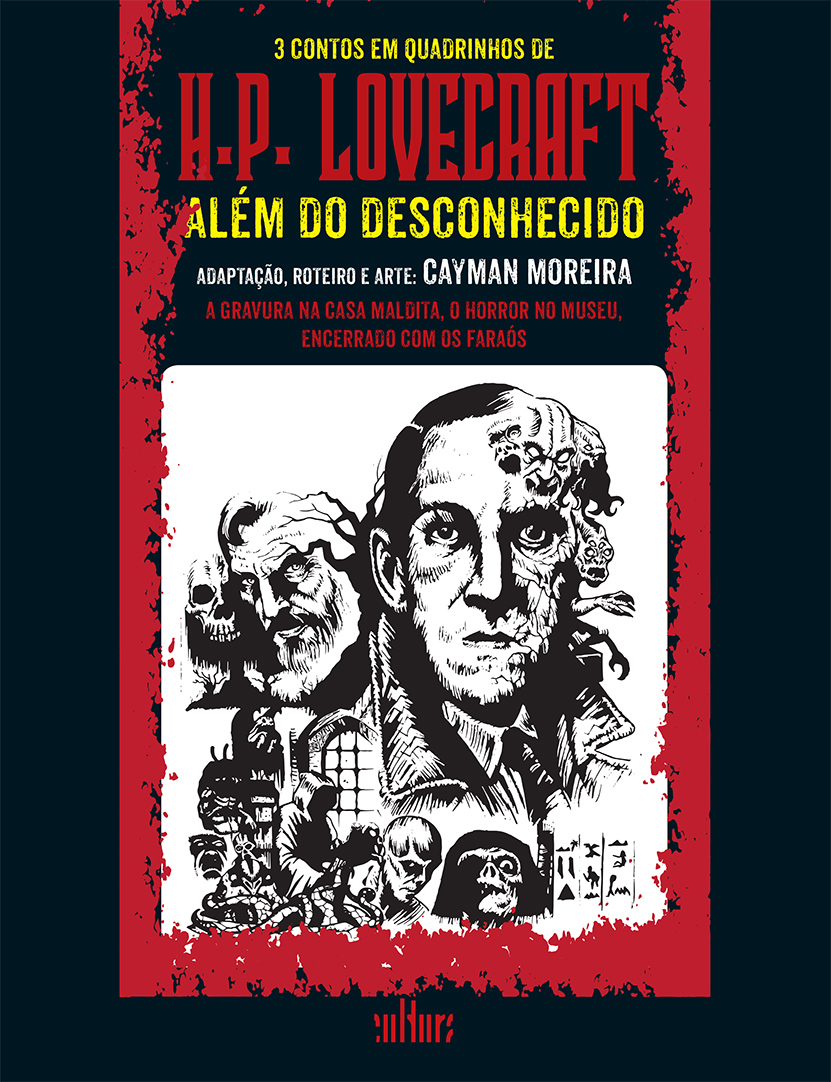 Capa: ALÉM DO DESCONHECIDO, de H.P. Lovecraft
