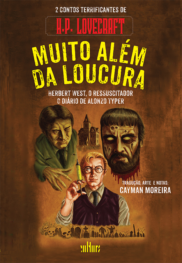 Capa: Muito Além da Loucura, de H. P. Lovecraft